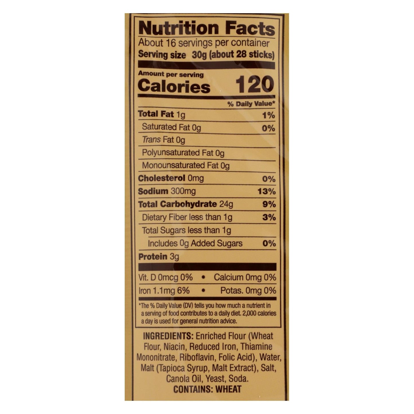 Snyder's Pretzel Sticks Family Size - 6 Pack, 17 Oz Each