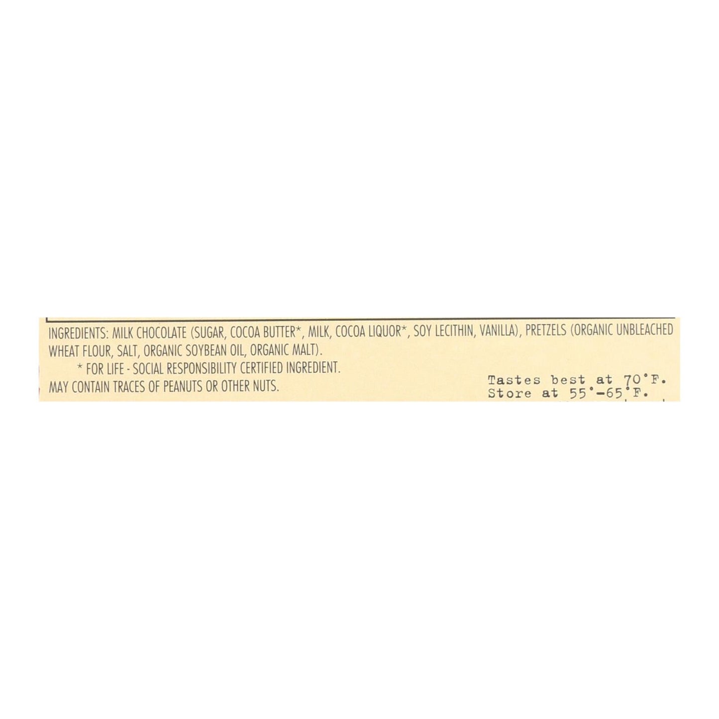 Chocolove Milk Chocolate Pretzel Bars, 2.9 oz, Pack of 12