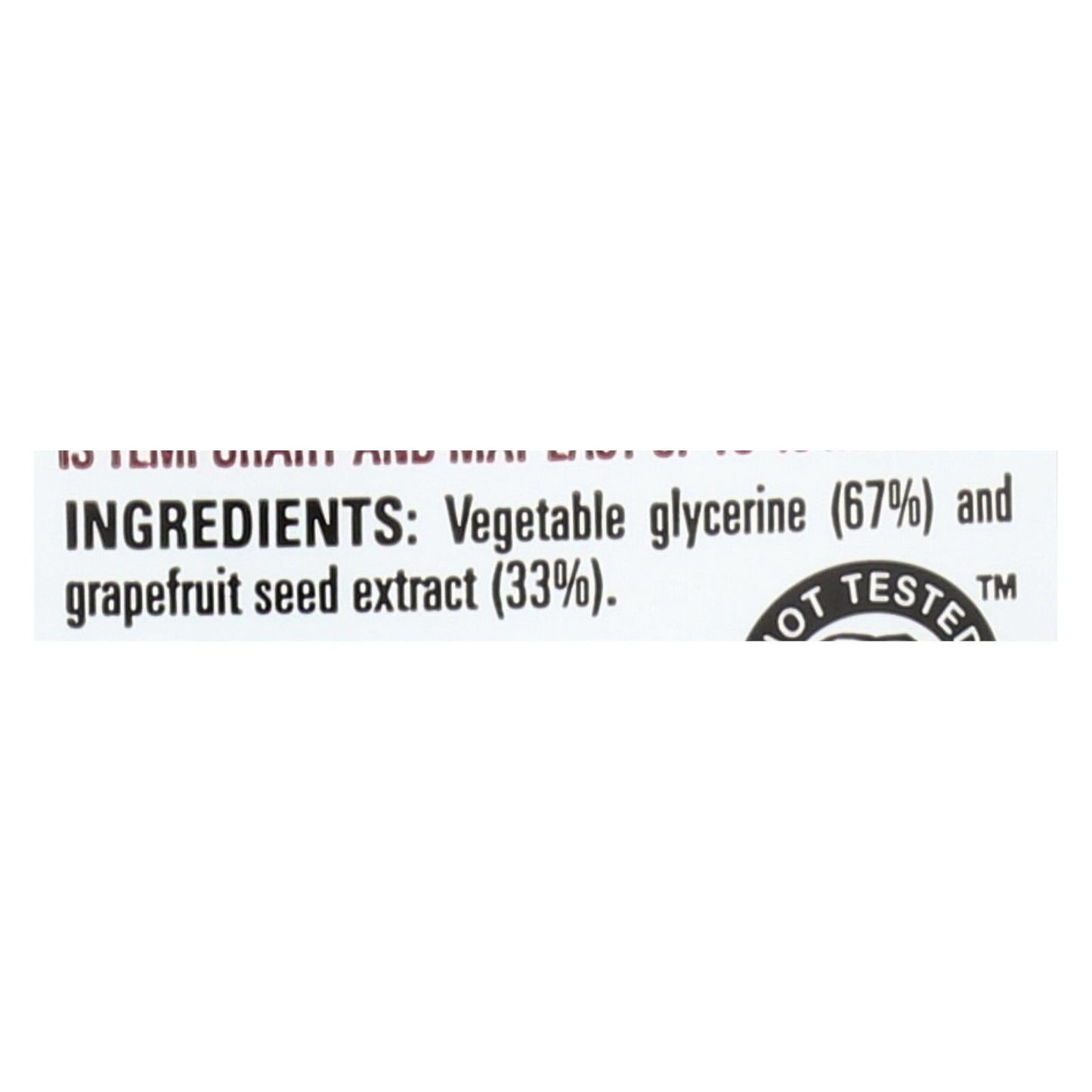 Nutribiotic Grapefruit Seed Concentrate - 1-2 fl oz