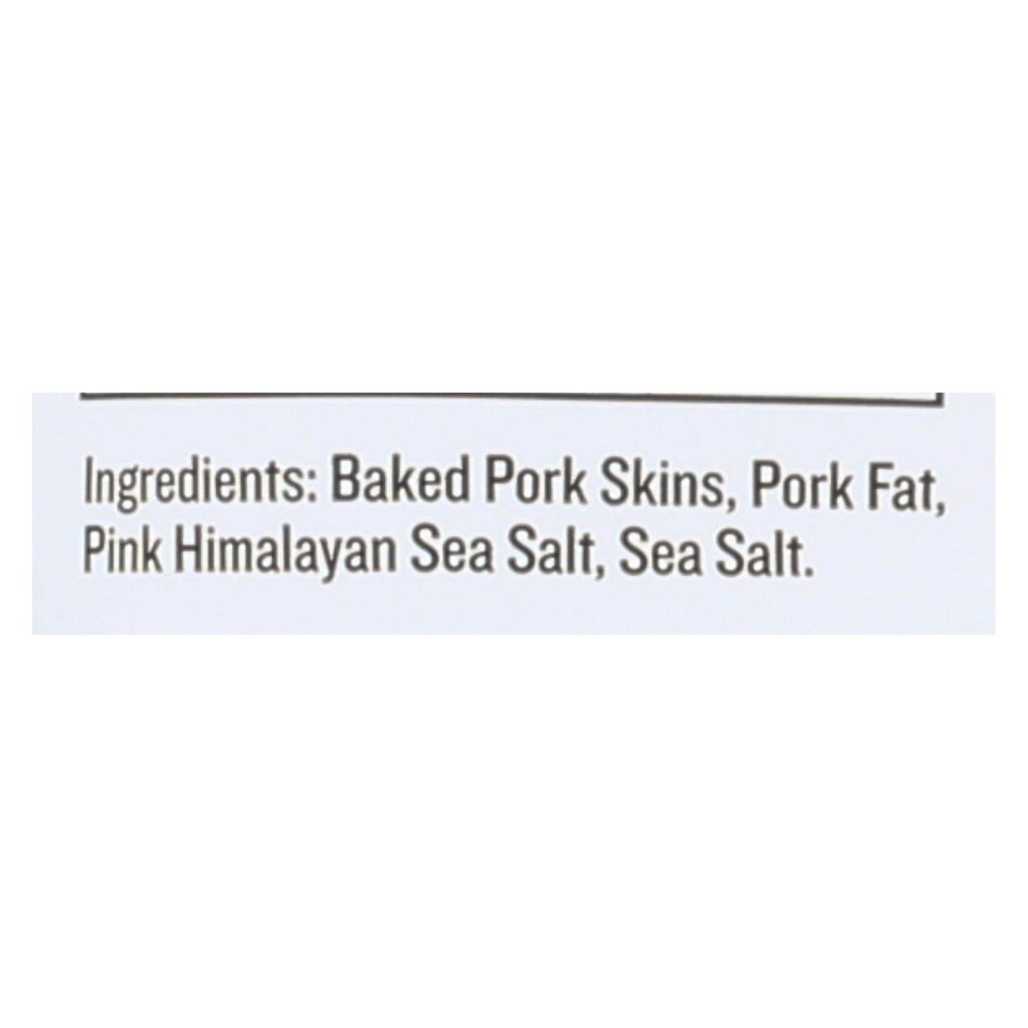 Epic Oven Baked Pork Rinds - Case Of 12 - 2.5 Oz