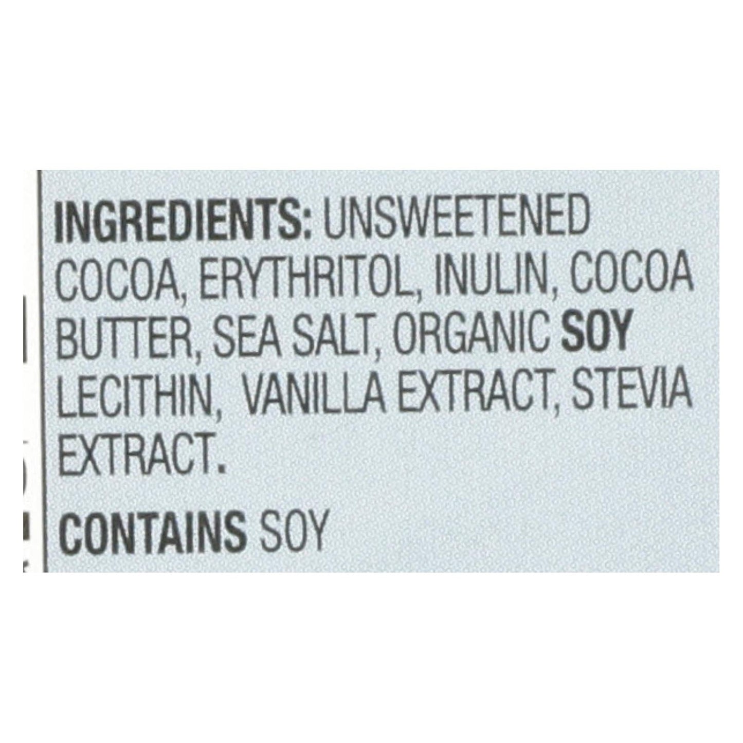 Lily's Dark Chocolate Sea Salt Bars, 70% Cocoa, Case of 12