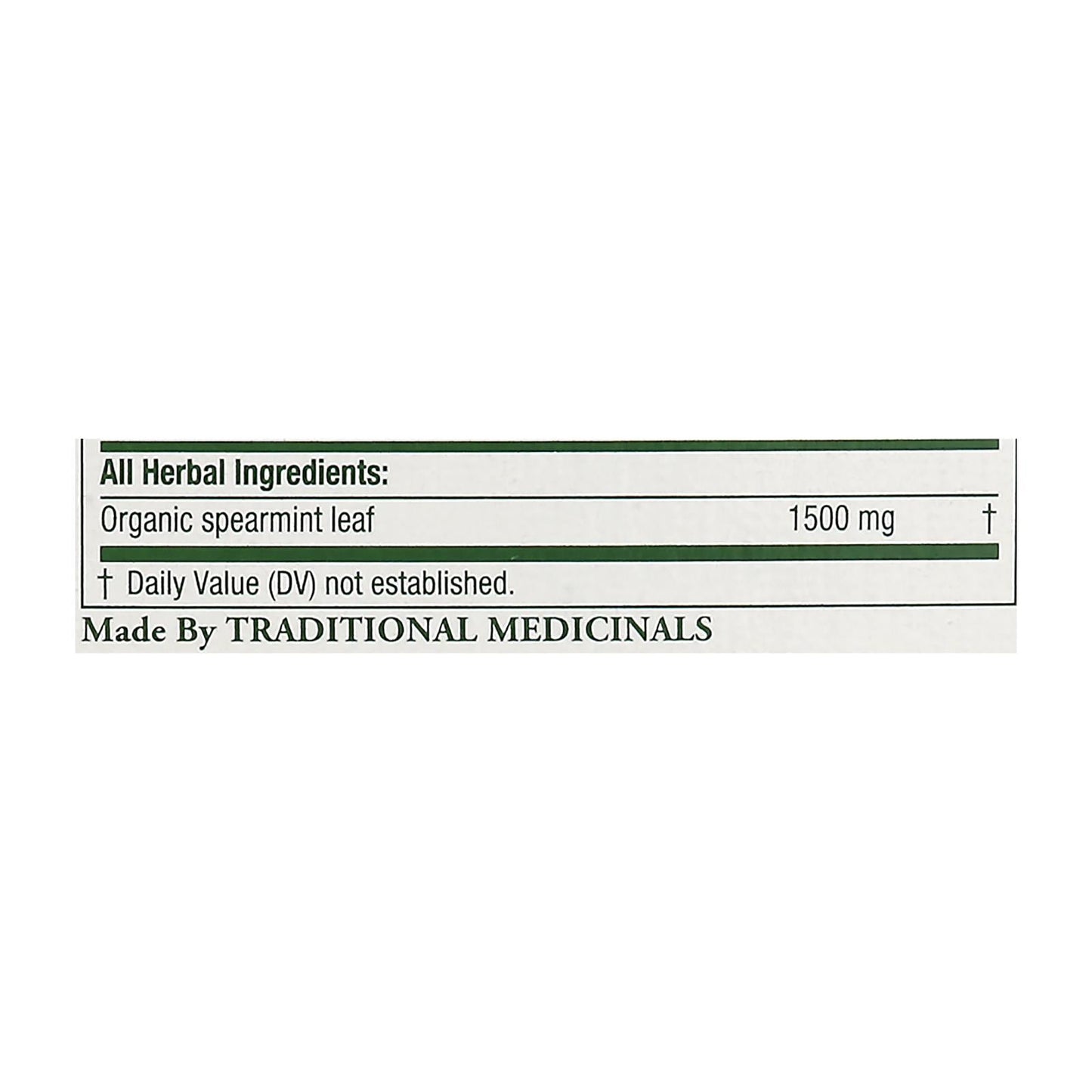 Organic Spearmint Herbal Tea, 16 Bags, Case of 6