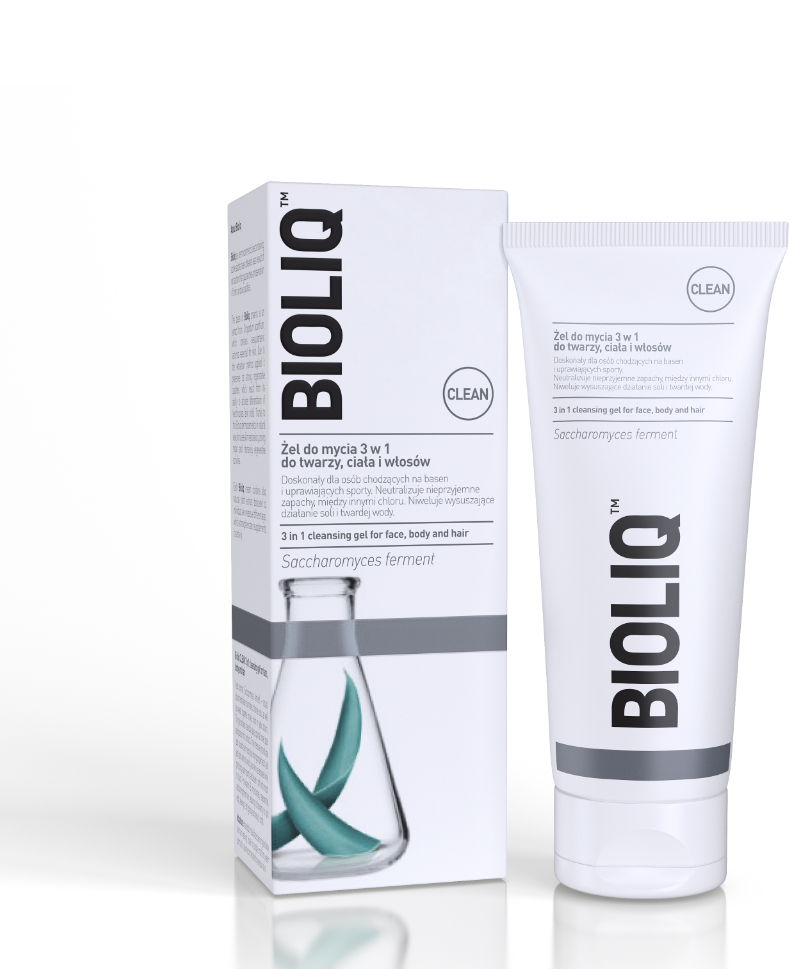 Bioliq Clean 3in1 Cleansing Gel for Face Body and Hair 180ml