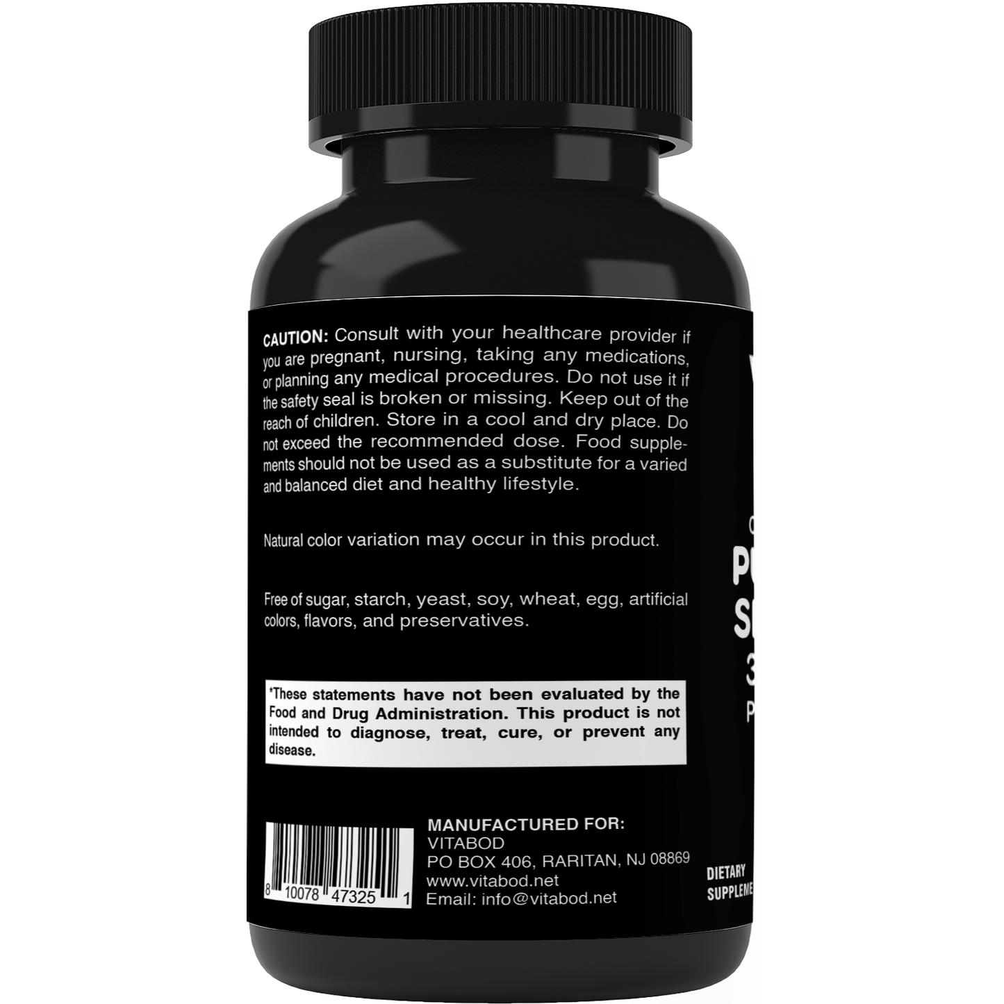 Vitabod | Cold Pressed Pumpkin Seed Oil 3000mg|180 Softgels