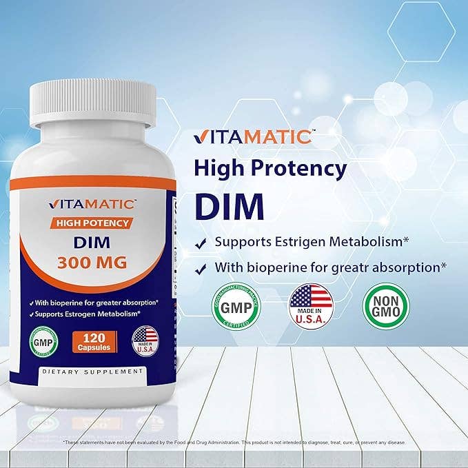 Vitamatic DIM (Diindolylmethane) with BioPerine 300mg