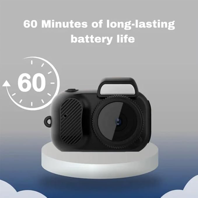 Keychain Camera, World's Smallest 1080P Hd Mini Camera llavero,Keychain Photo/Video Camera, Retro Portable Mini,100 Mins Battery Life, for Students, Kids (128)
