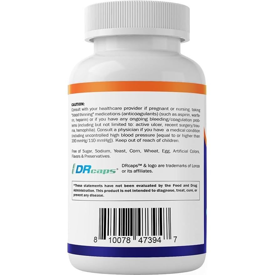 Vitamatic Serrapeptase 240,000 SPU Servings|120 DR Capsules