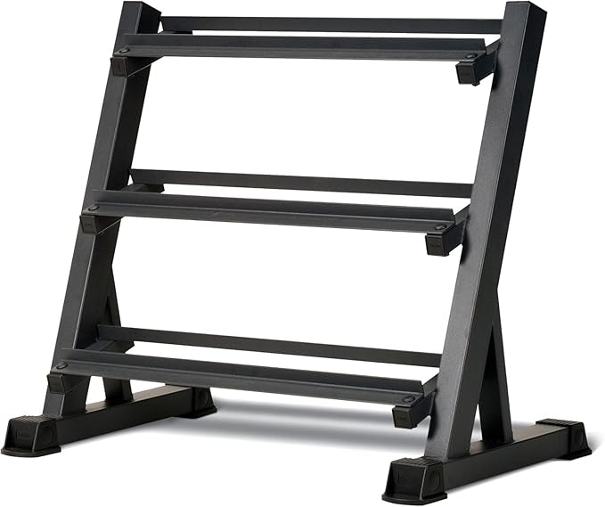 6-10 Pair Iron and Rubber Dumbbell Set 350/450 and 550 lbs 5-50 lbs Hand Free Weight for Strength Hex Coated Weights with Vertical Storage Rack Home Gym 5-50 lb - Black