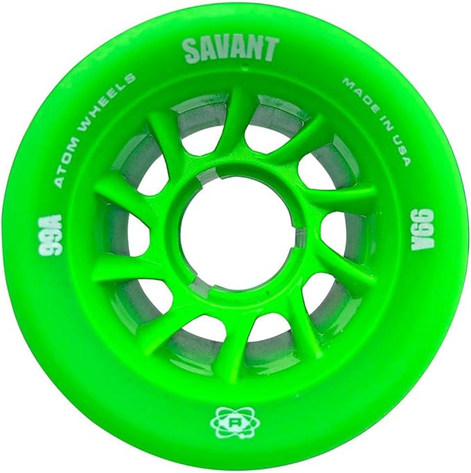 Atom Quad Wheels - Savant (62mmx40mm, Purple (93A), 8pk)