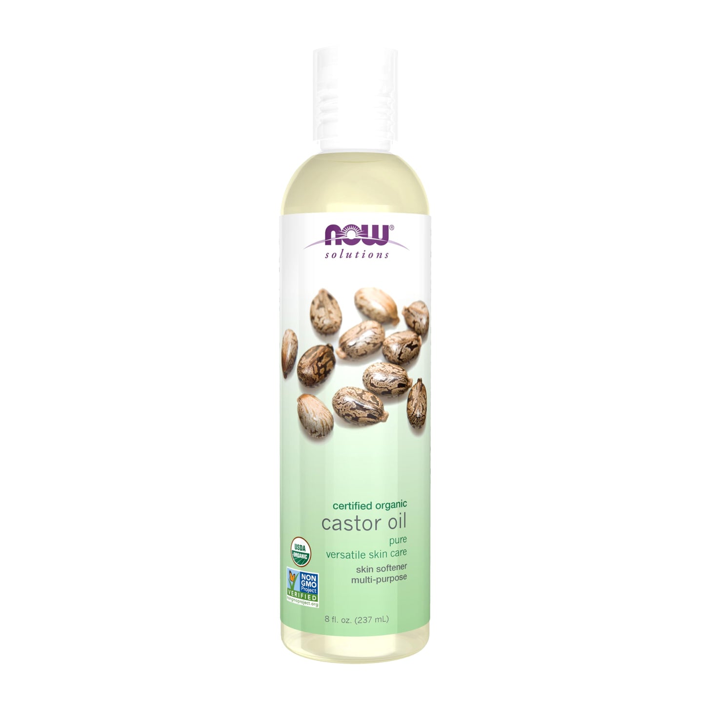 Now Solutions Castor Oil Organic 8oz - 7657