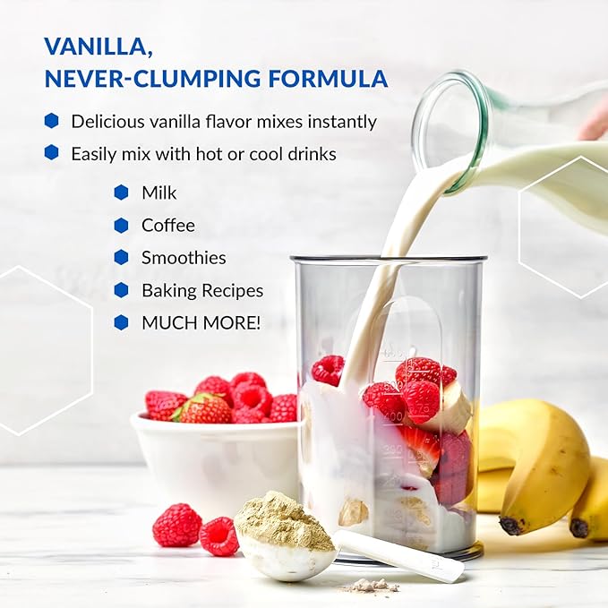 BioTrust Ageless Multi Collagen Peptides Powder β 5 Types (I, II, III, V, X) β Vanilla Collagen Powder for Women & Men β Hydrolyzed Protein β Grass Fed Beef, Fish, Chicken, Eggshell Membrane