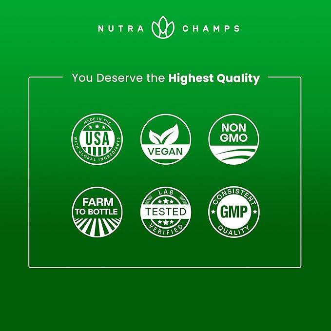NutraChamps Super Greens Powder Premium Superfood | 20+ Organic Green Veggie Whole Foods | Wheat Grass, Spirulina, Chlorella | Antioxidant, Digestive Enzyme & Probiotic Blends (9.0 Oz, Berry)