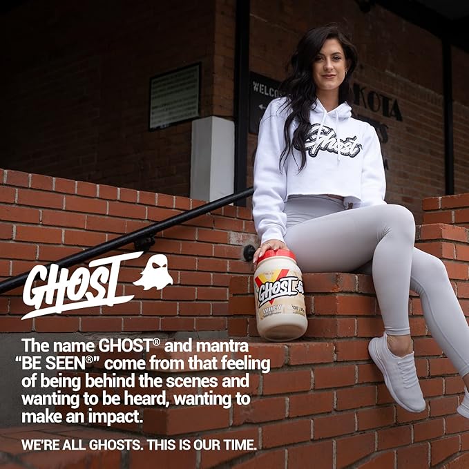 GHOST Whey Protein Powder, Cereal Milk - 2LB, 25G of Protein - Whey Protein Blend - ÂPost Workout Fitness & Nutrition Shakes, Smoothies, Baking & Cooking - Soy & Gluten-Free