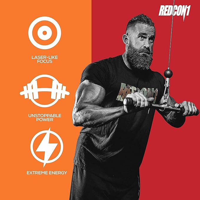 REDCON1 Total War Ready to Drink Pre Workout, Strawberry Mango - Endurance Boosting, Keto Friendly RTD Formula - Amino Acid + Citrulline Malate Pre Workout Drink for Men & Women (12 Servings)