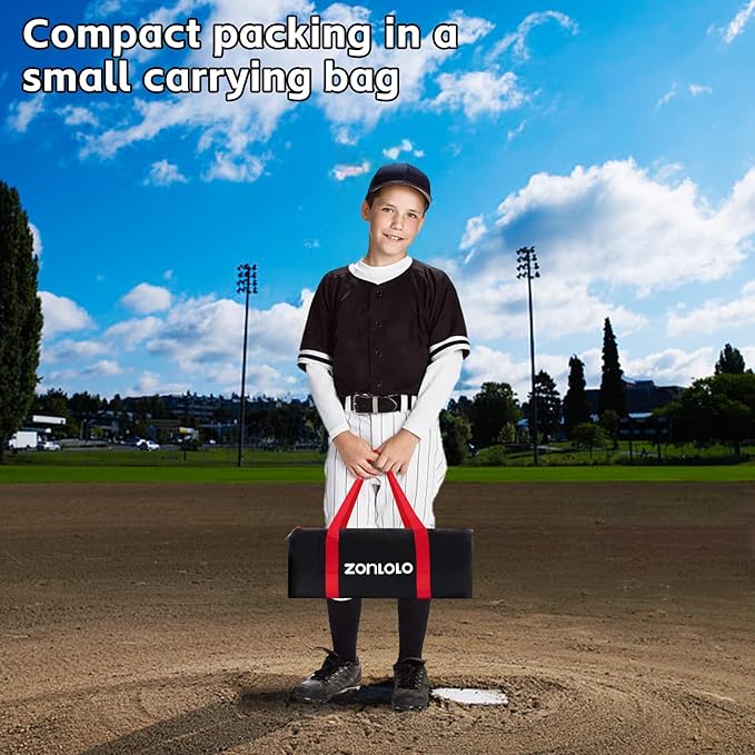 6 x 6 FT Baseball Net with 3 Diffferent Targets, Portable Practice Net for Battingļ¼Hittingļ¼Pitching and Throwing,Compact Package with Small Carrying Bagļ¼Great for Kids