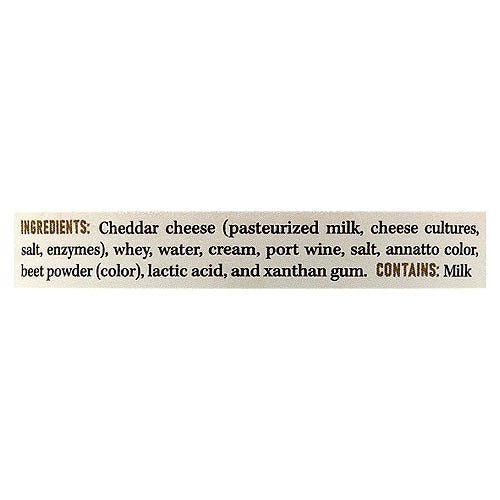 Port Wine Cheese Spread