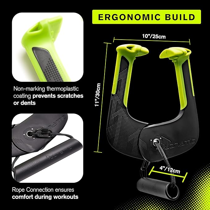 Duonamic Eleviia: Portable Doorway Pull-Up Bar β Lightweight, Travel-Ready, 250 lb Capacity