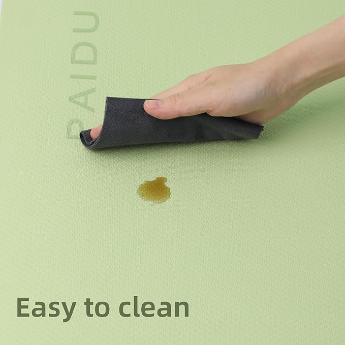 Yoga Mat Non Slip Anti-tear,extra thick-2/5 inch(10MM)High Resiliency Professional POE Yoga Mats for Women Men Kids,72"x24"inch,Workout, Yoga, Pilates and Floor Exercise, with Carrier Strap