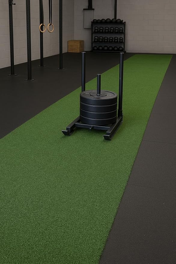 Ottomanson Artificial Turf Golf Hitting Mat 3' x 25' Indoor/Outdoor Waterproof Synthetic Fake Grass for Putting Practice Baseball Football Sports Gym Backyard, Custom Size 2' up to 30'
