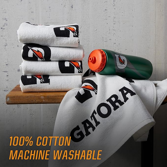 Gatorade Sideline Towel, White, 39 x 21"