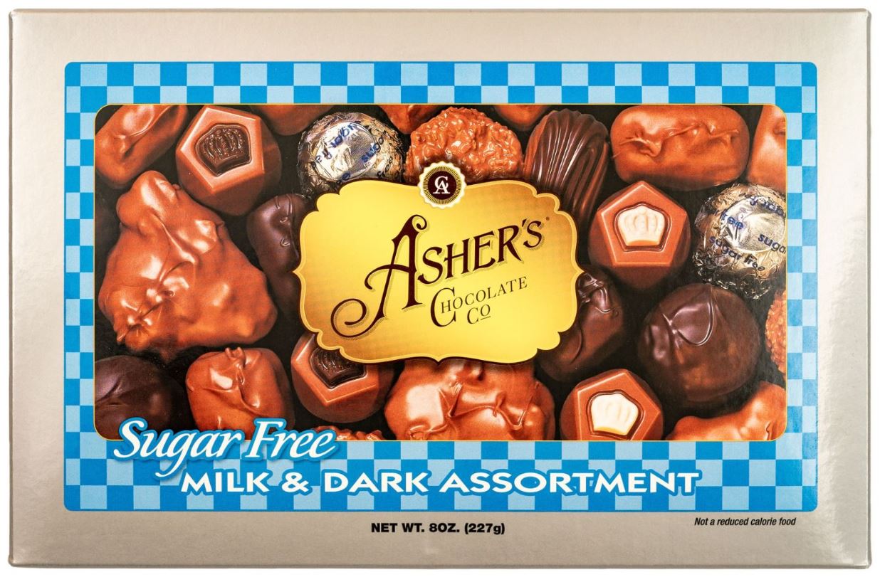 Asher's Sugar Free Milk & Dark Assortment Box