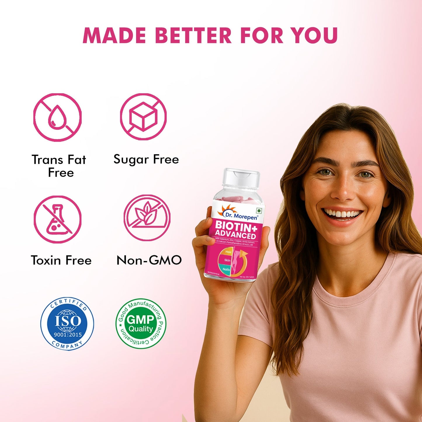 Dr Morpen Biotin+ Advanced Tablets