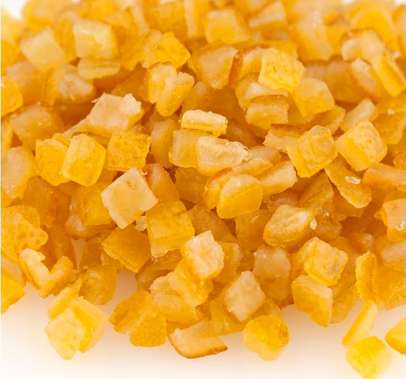 Glazed Diced Orange Pieces (Bulk)