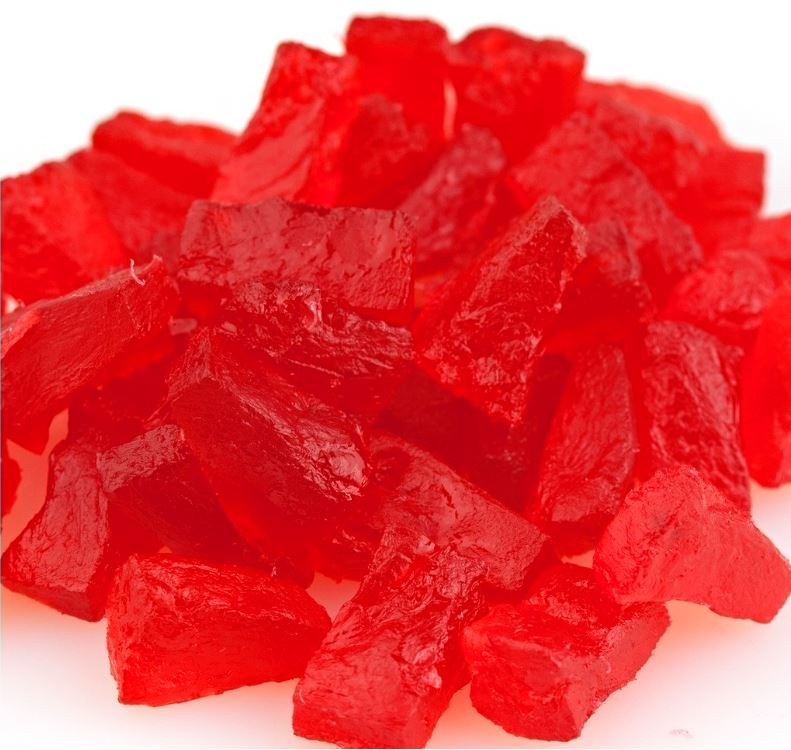 Glazed Red Pineapple Wedges (Bulk)