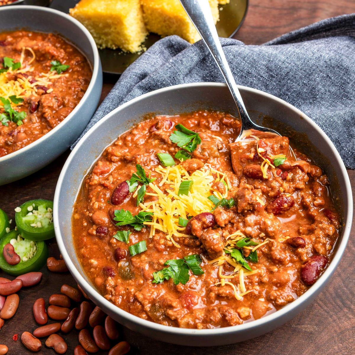 Homemade Grass-Fed Beef Chili