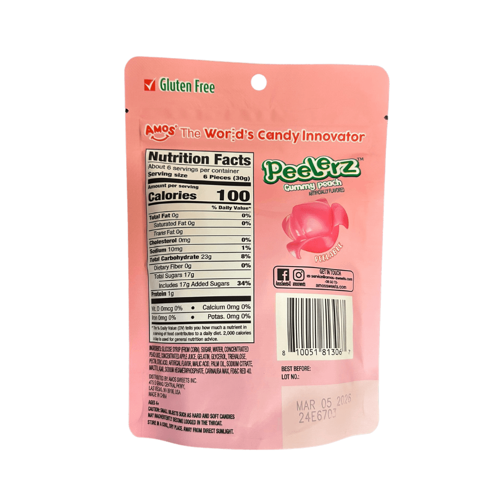Peelerz Peach 6 oz