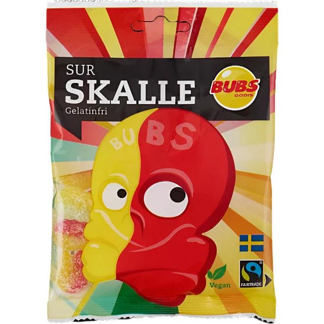 Bubs Swedish Candy Sur - Skalle