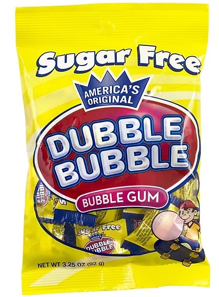 Sugar Free Dubble Bubble Bubble Gum