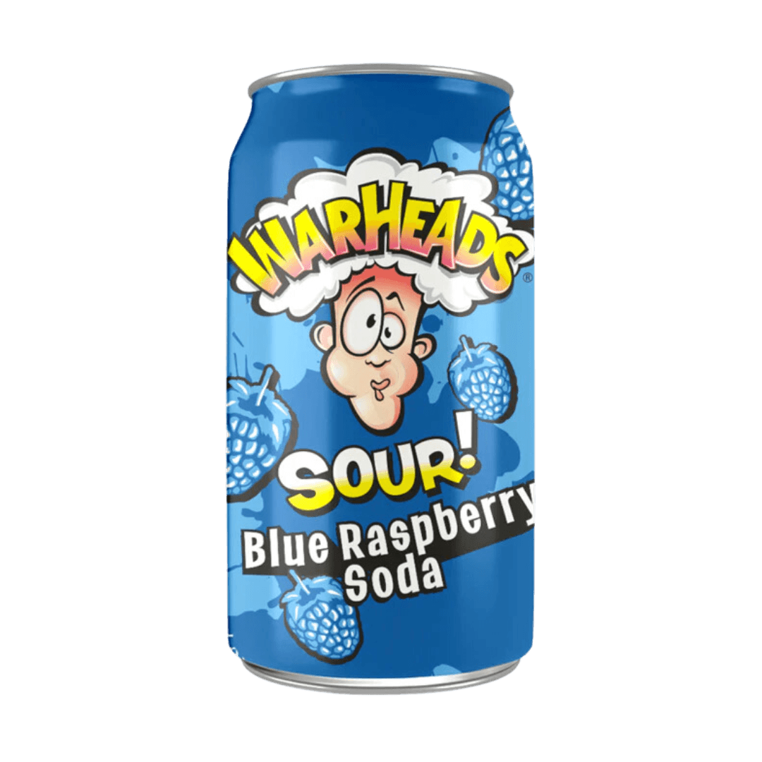 Warheads Sour Blue Raspberry Soda