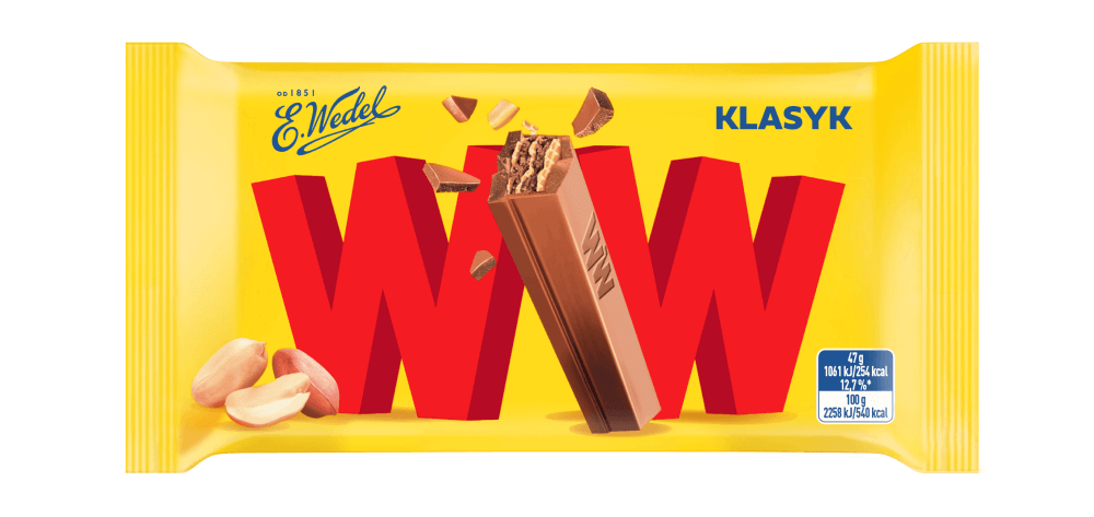 Wedel Wafelki Ww - Milk 47g