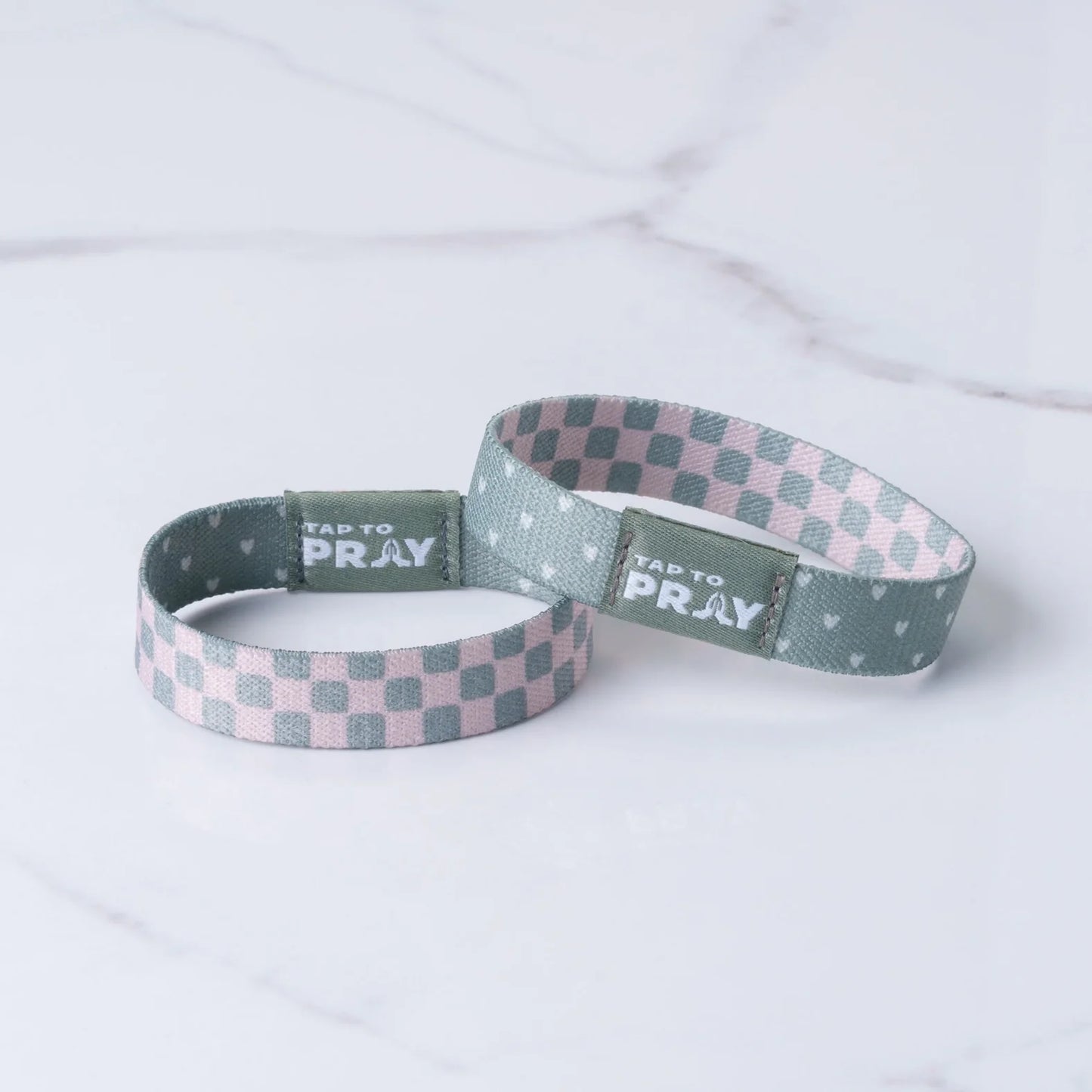 Cottage & Tile Tap to Pray Wristband