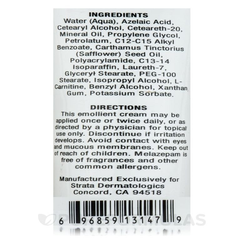 Ecological Formulas Melazepam Cream 2oz