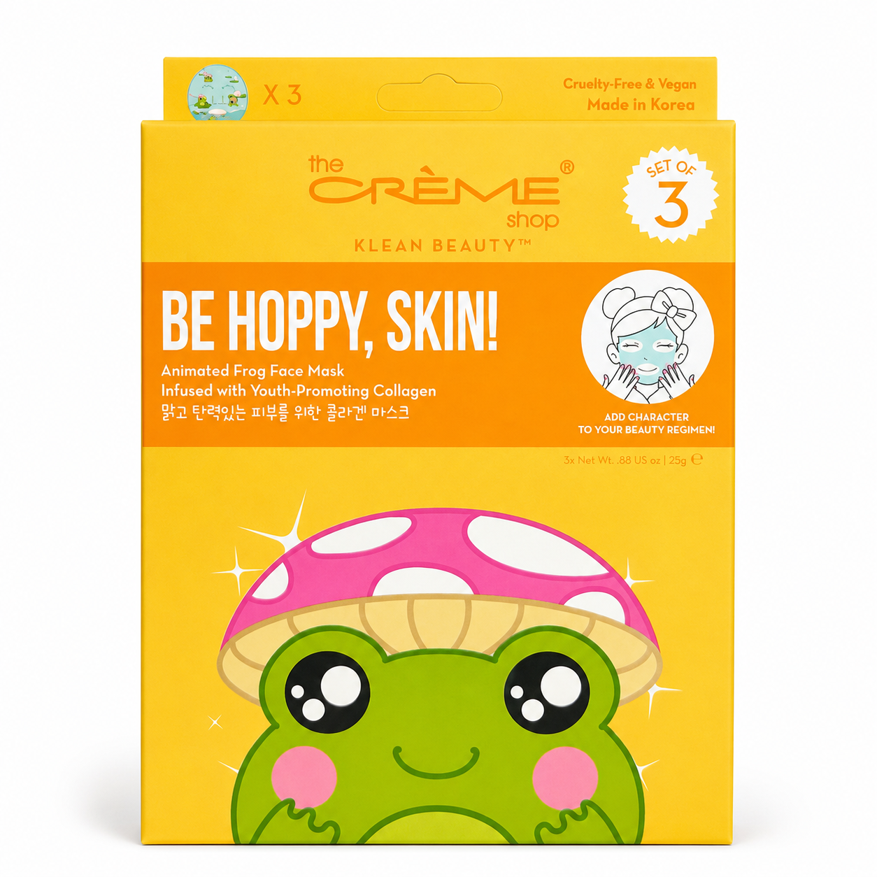 Be Hoppy, Skin! Face Mask - Collagen (Set of 3)