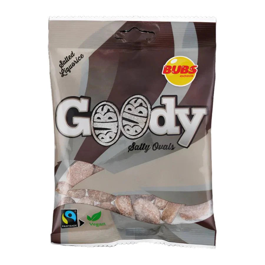 Bubs Swedish Candy Salted Liquorice - Goody