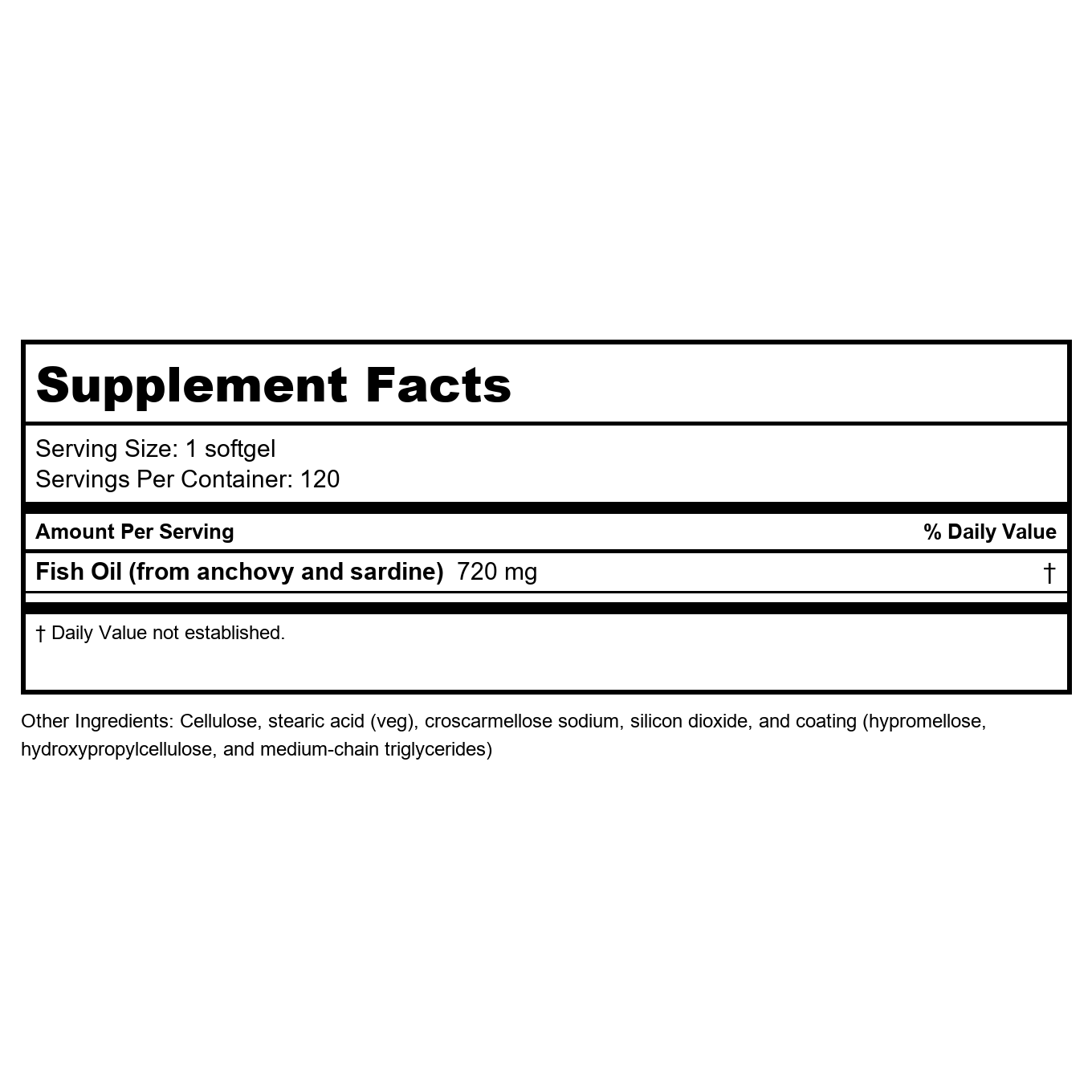 Metagenics OmegaGenics EPA-DHA 720mg - 120 Count