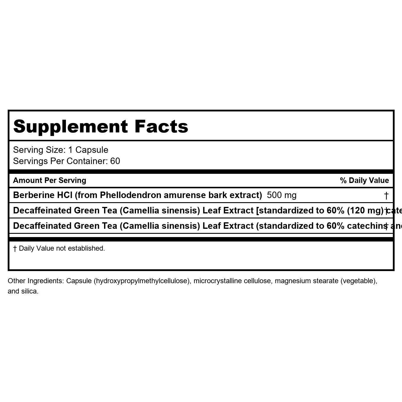 Metagenics Berberine GT - Supports Cardiovascular Health and Healthy Glucose Metabolism 60 Count