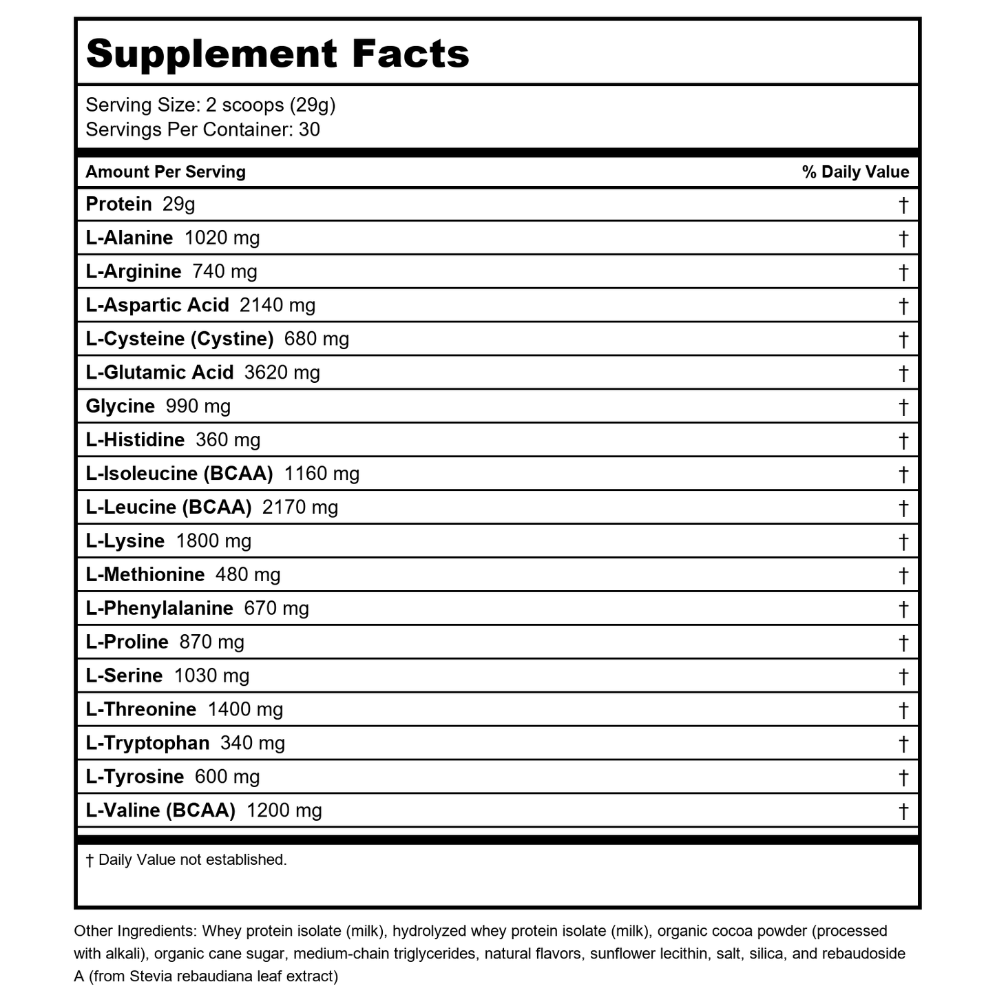 Metagenics Perfect Protein Whey 30 Servings (Chocolate, 30 Servings)