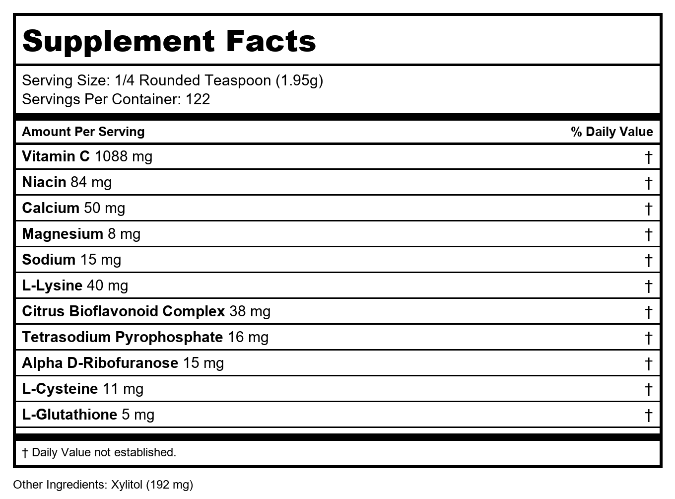Metagenics - Ultra Potent-C Powder (122 svgs)