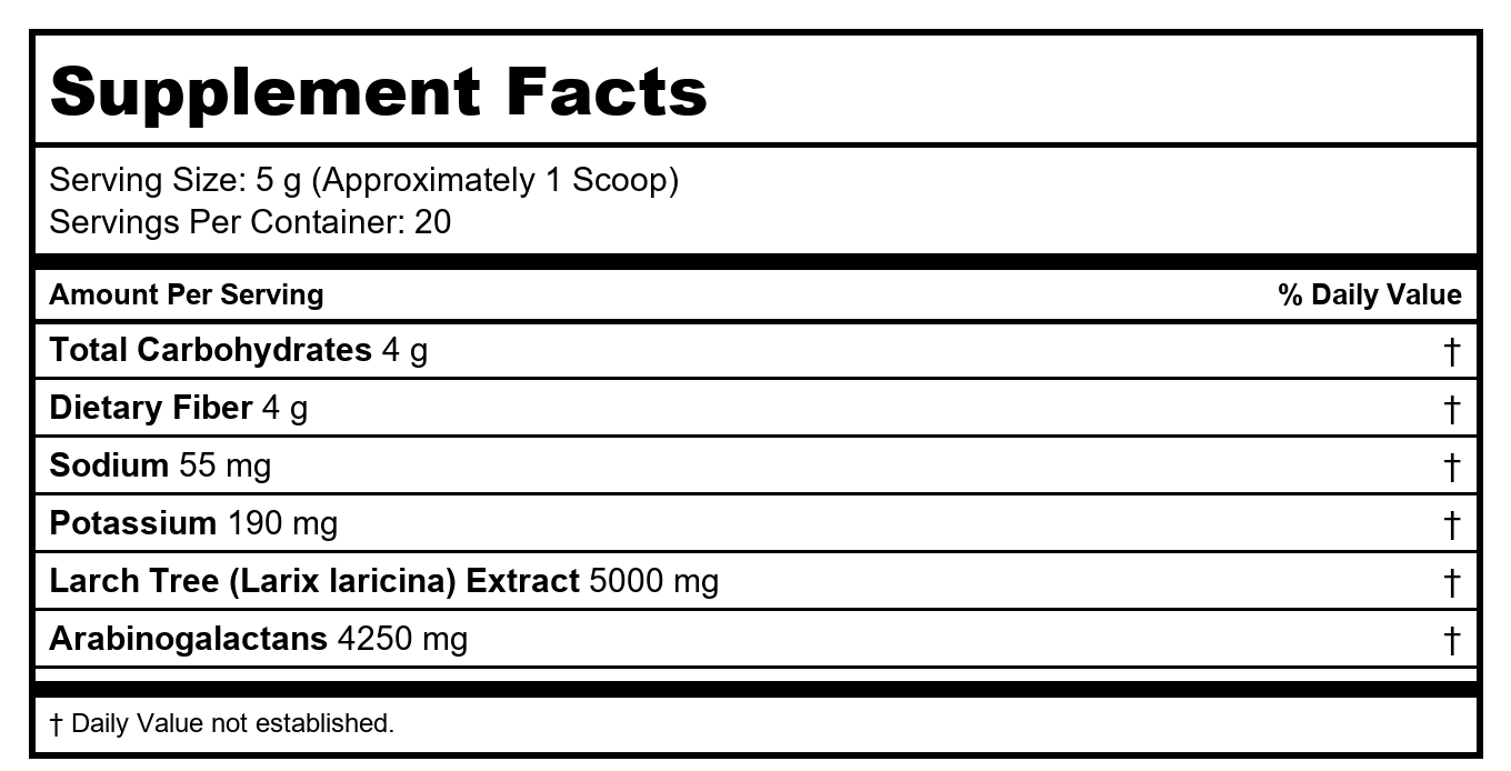Davinci Labs - Arabinogalactan Powder 100 GMS