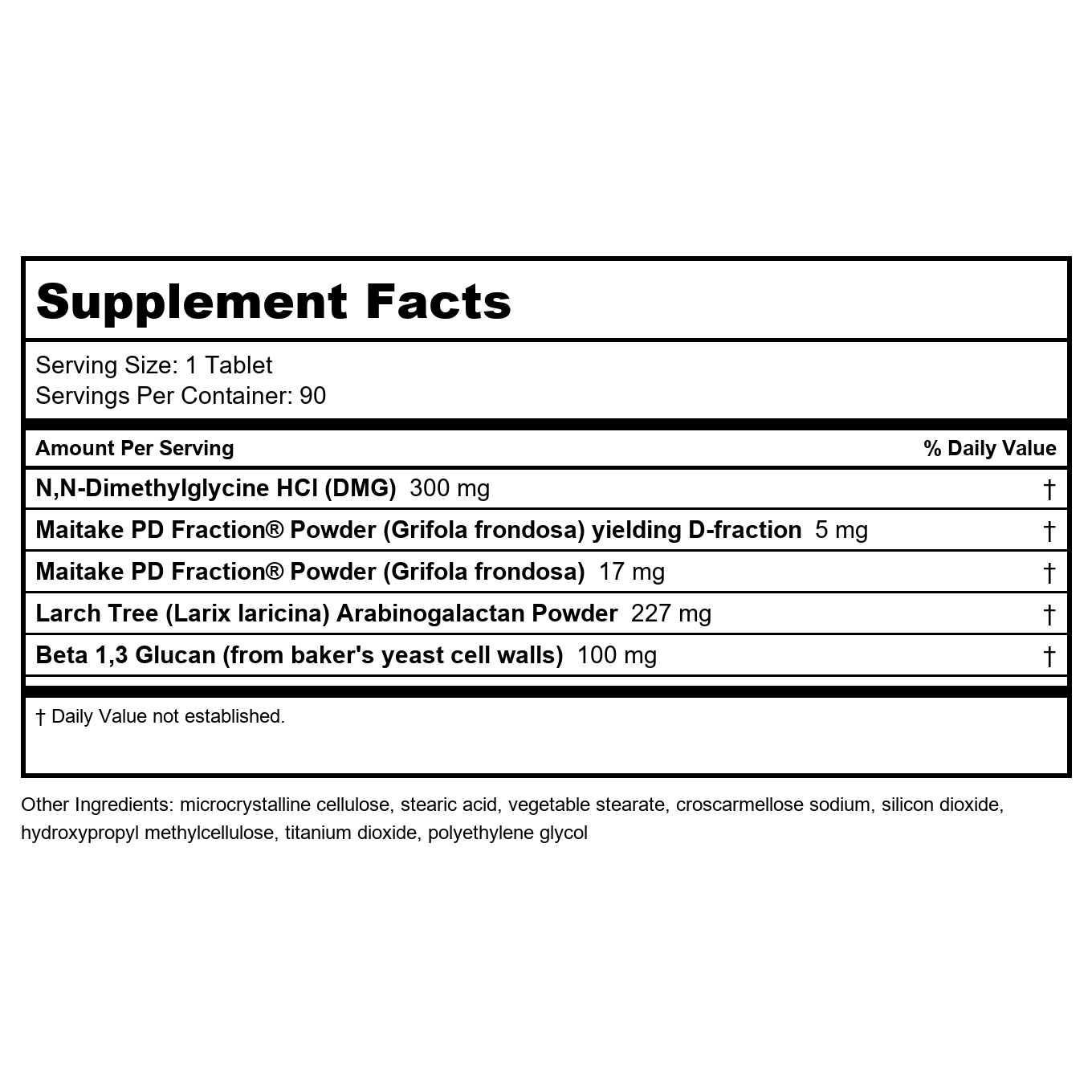 Davinci Labs Immuno DMG 90 Tablets