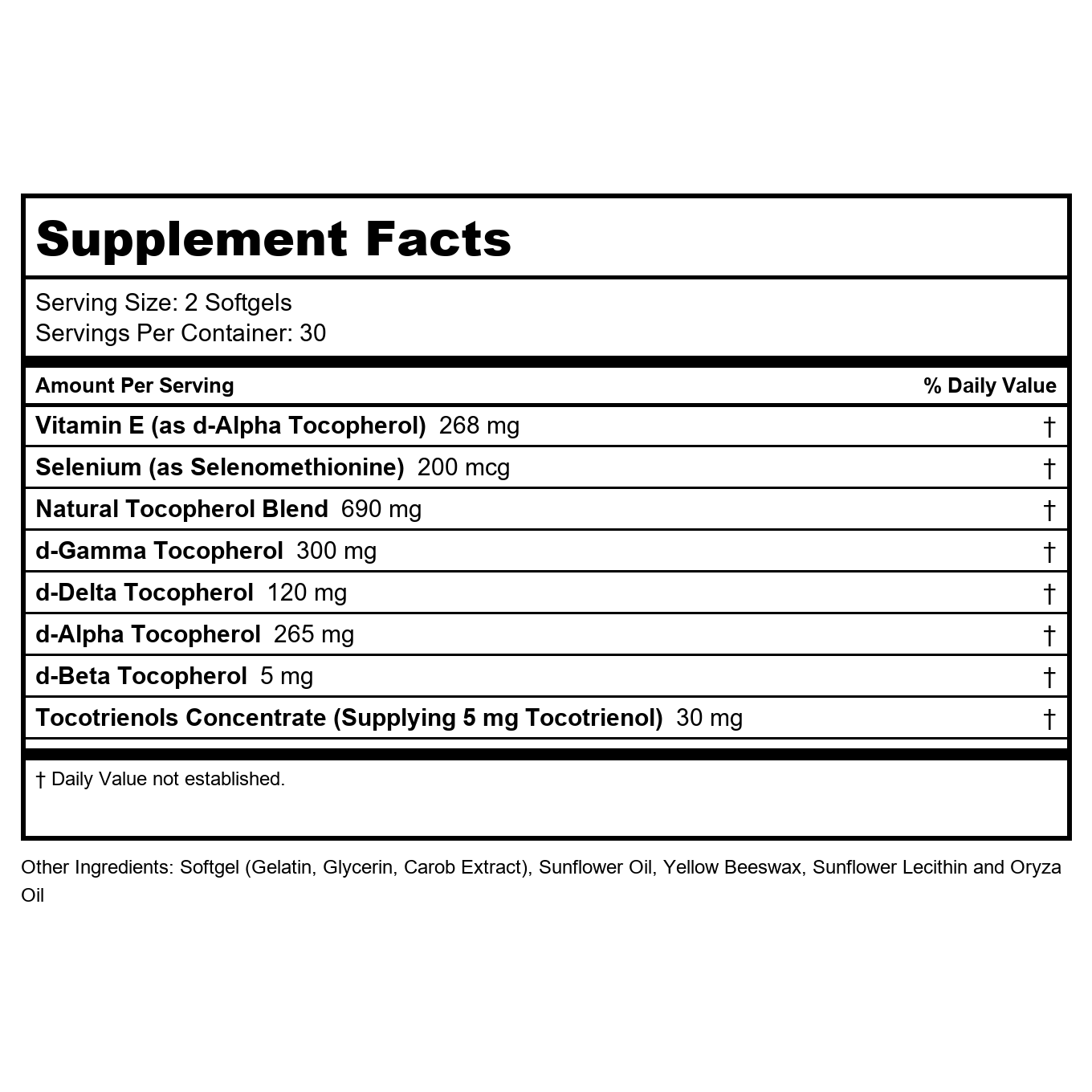 SOLARAY Bio E Gamma Plex 60 Softgels, 30 Serv