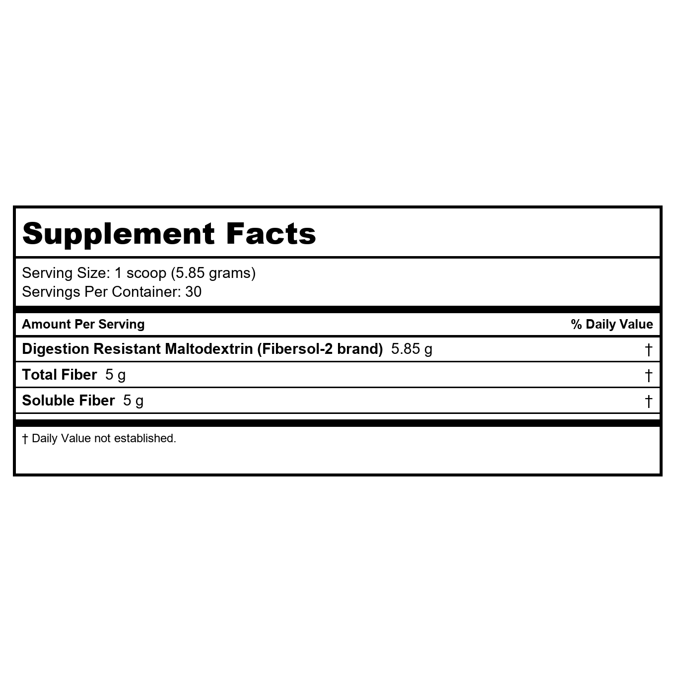 DaVinci Laboratories Clearly Fiber 5.82 oz (176 grams) Pwdr