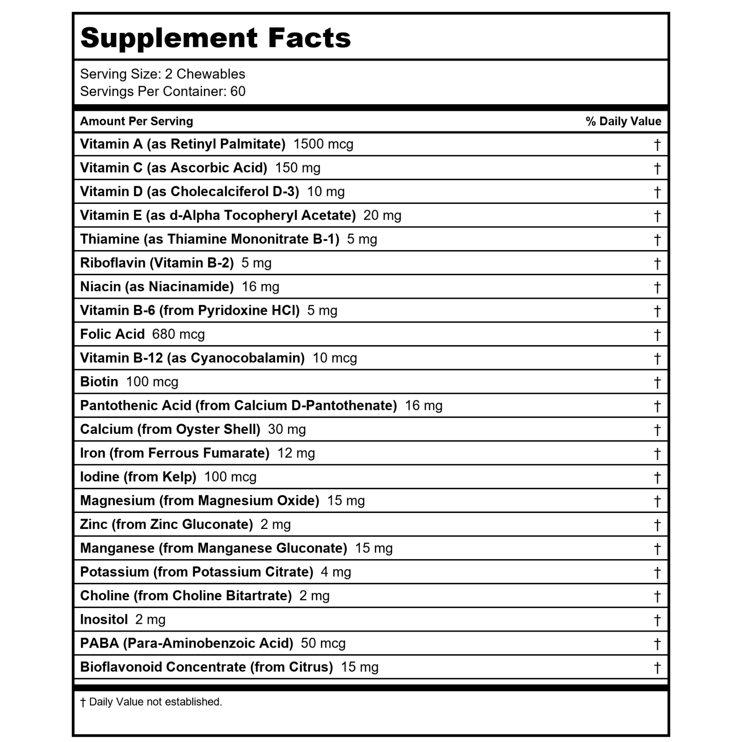 SOLARAY Spectro Multivitamin, No Iron 250 Caps