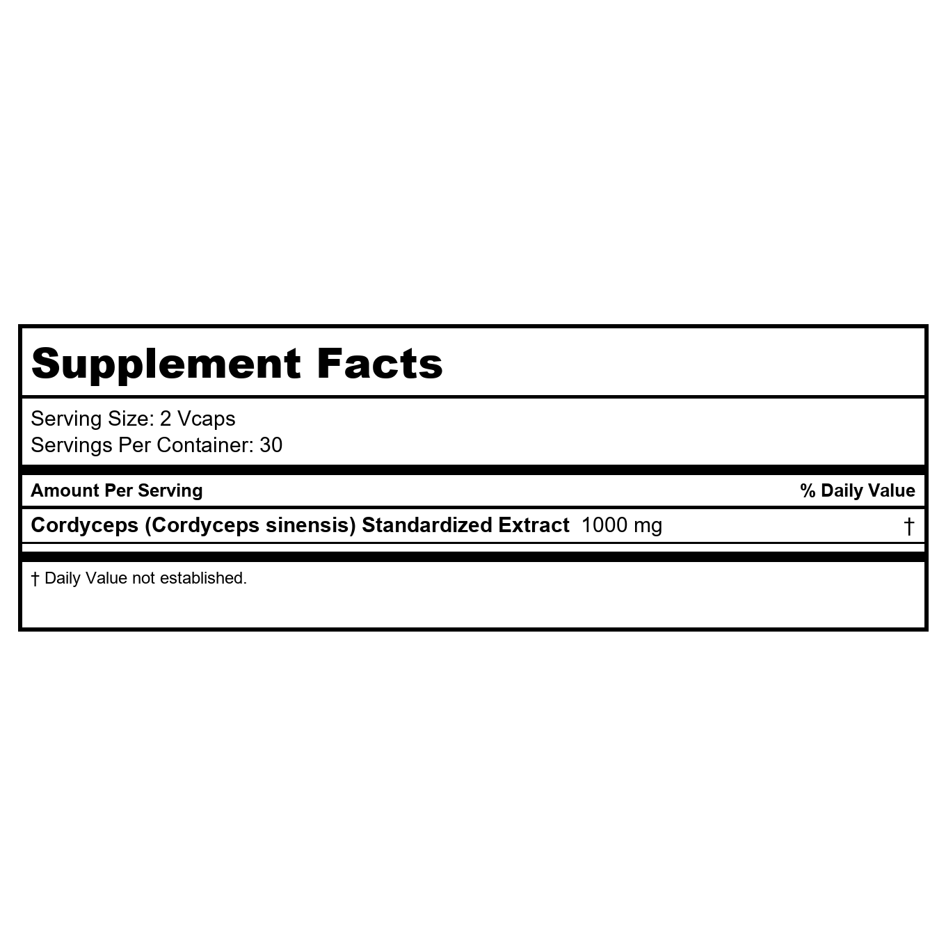 Nature's Way Cordyceps 60 vcaps