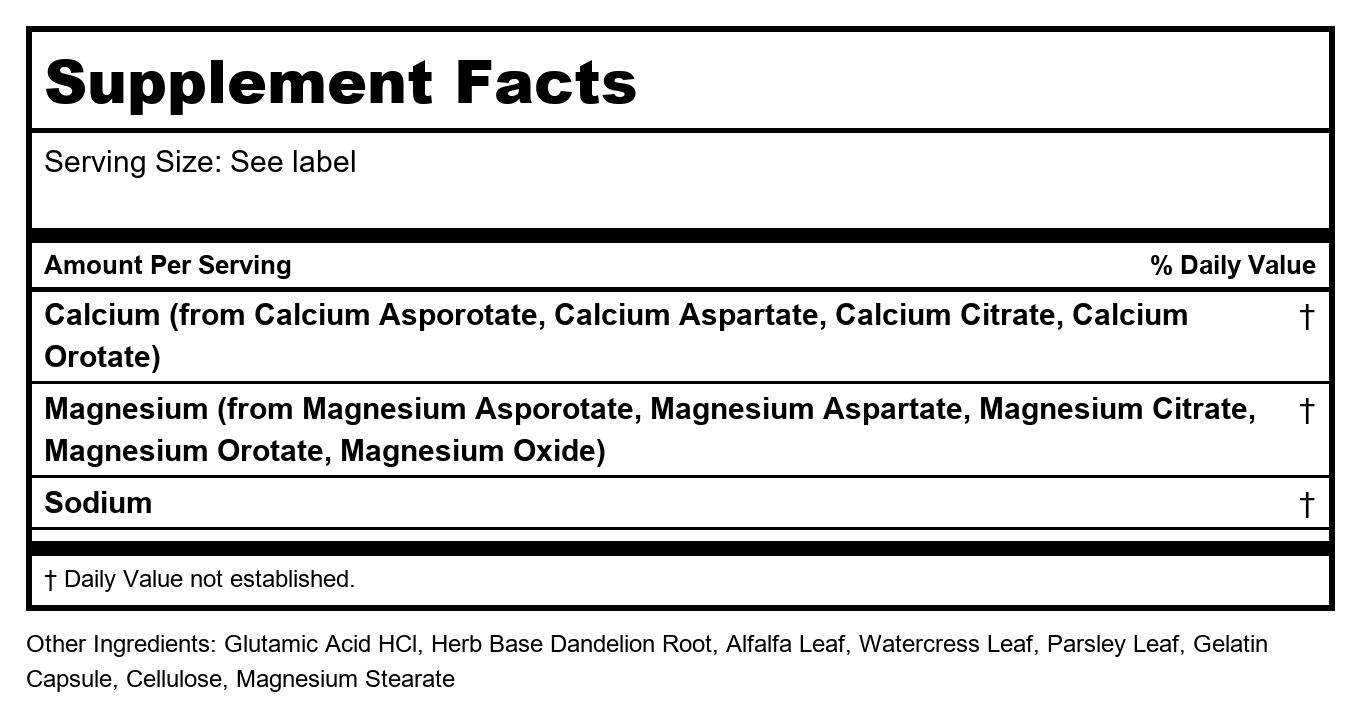 Solaray Calcium and Magnesium Asporotate Capsules 240 Count