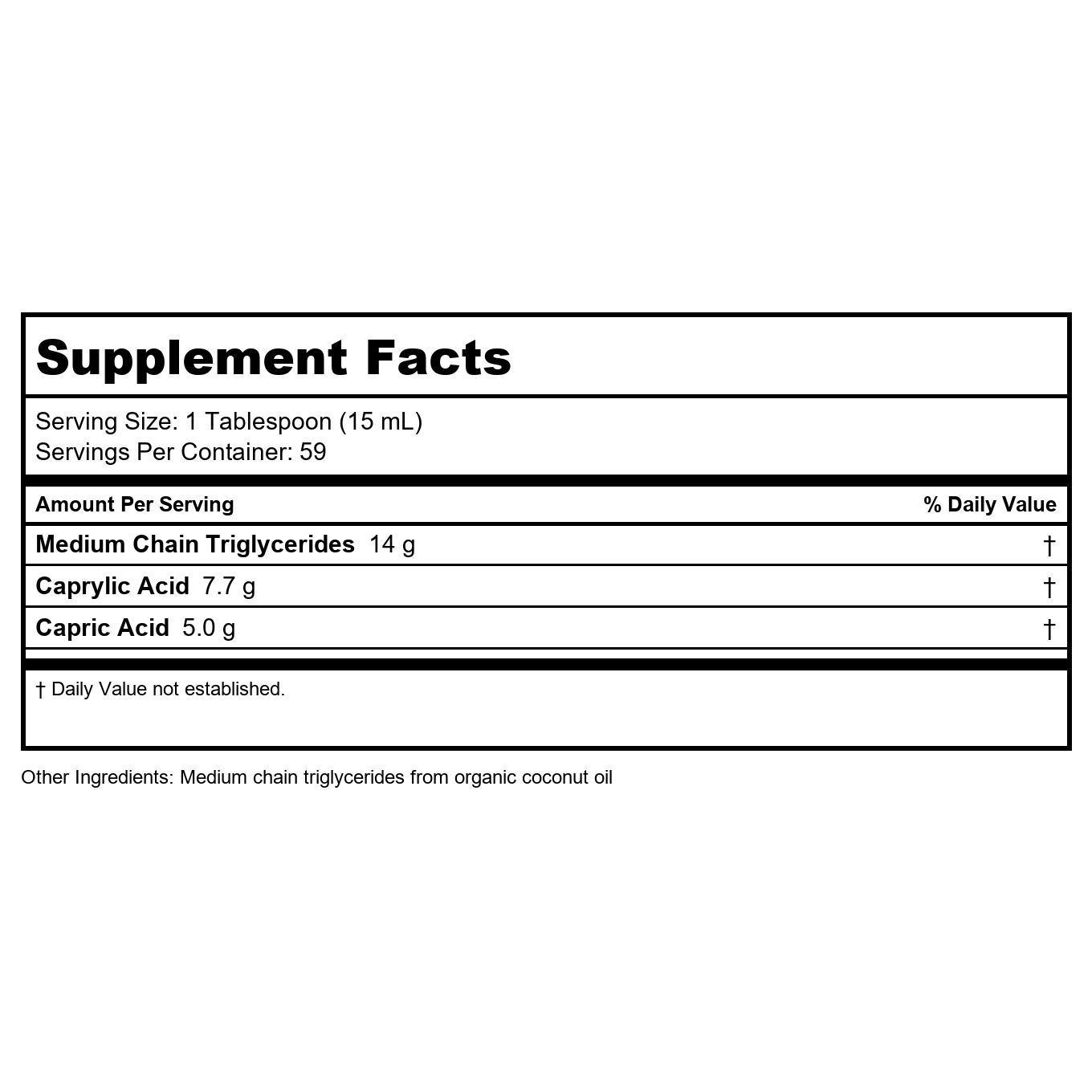 Nature's Way MCT Oil, Brain and Body Fuel from Coconuts; Keto and Paleo Certified, Organic, Gluten Free, Non-GMO Project Verified, 30 Fl. Oz.